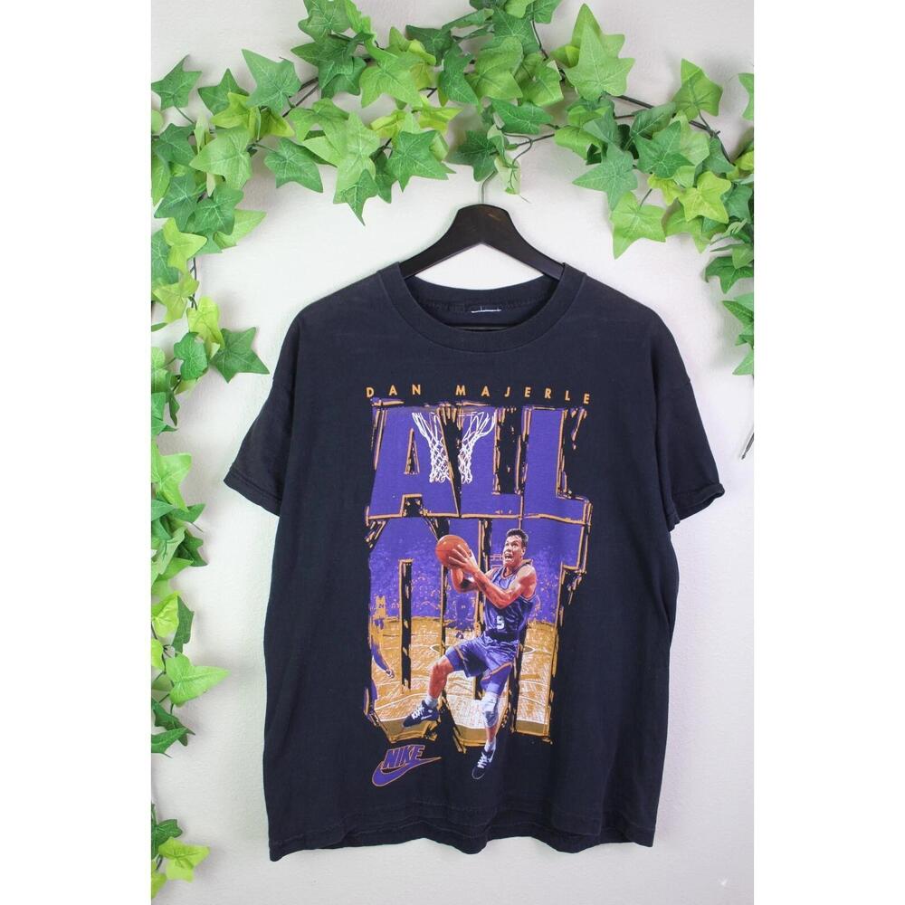 Phoenix Suns Shirt Adult Medium Black Dan Majerle Sports Tee